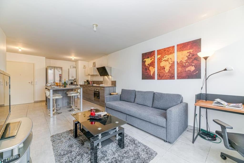 Bel Appartement-Garage Prive-Balcon-Wifi Fibre Rhut エクステリア 写真